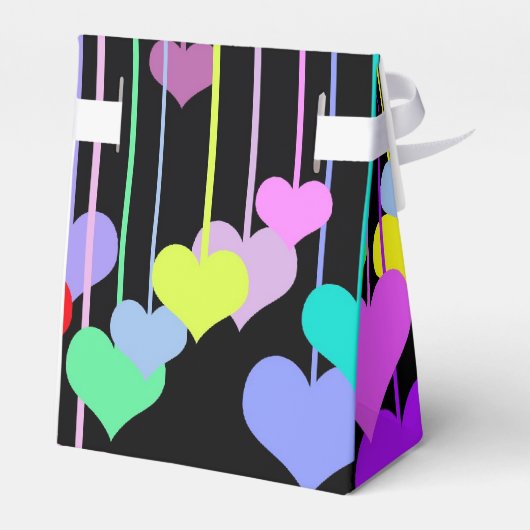 のぶら下がったハートオンブラック フェイバーボックス (裏面サイド)