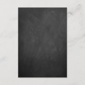 のぶら下がったハートツリーチョーク結婚ボードコレクション エンクロージャーカード (裏面)