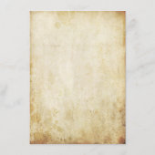 のぶら下がったハートツリーヴィンテージウェディングメニュー メニュー (裏面)