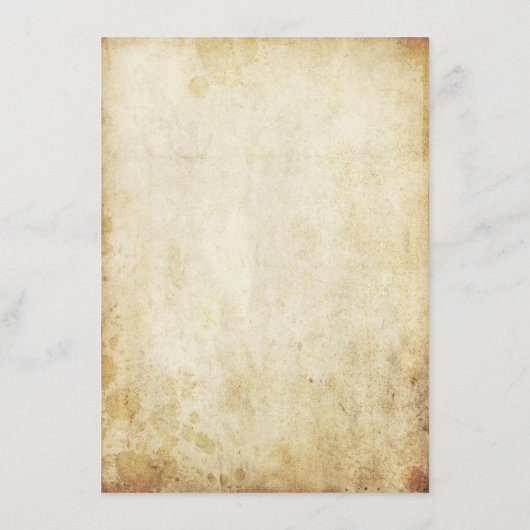 のぶら下がったハートツリーヴィンテージウェディングメニュー メニュー (裏面)