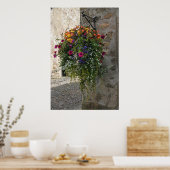 のぶら下がったバスケット ポスター (キッチン)