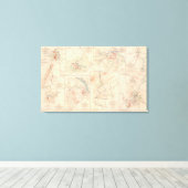 のぶら下がったロック独学 キャンバスプリント (インサイチュ (ウッドフロア))