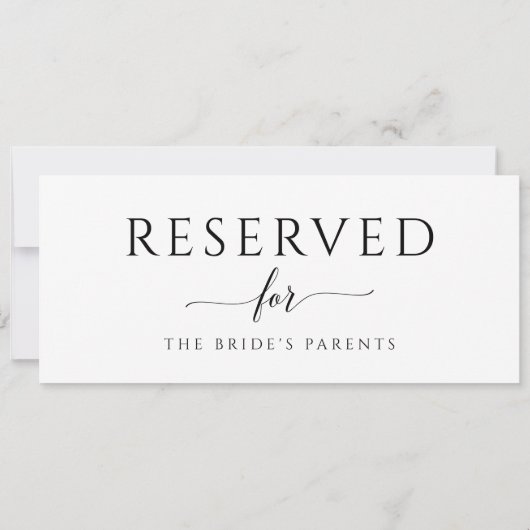 のぶら下がった予約ロマンチックな書結婚道のサイン 招待状 (裏面)