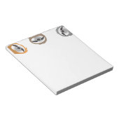 のぶら下がった外のフレンドリー怠け ノートパッド (アングル)