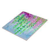 のぶら下がった花セラミック瓦 タイル (側面)