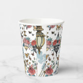 のぶら下がった蝶のシャンデリアフローラ 紙コップ (左)