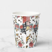 のぶら下がった蝶のシャンデリアフローラ 紙コップ (右)