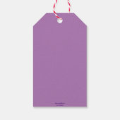 のまわりにお洒落フローラオレンジ赤黄 ギフトタグ (裏面)