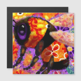 のまわりにお洒落フローラ赤黄色マグネット