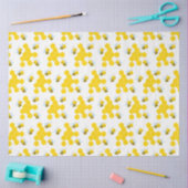 のまわりにとハニカムパターン 薄葉紙 (クラフト)