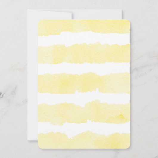 のまわりにとヒマワリのジェンダー·リビールへの招待 招待状 (裏面)