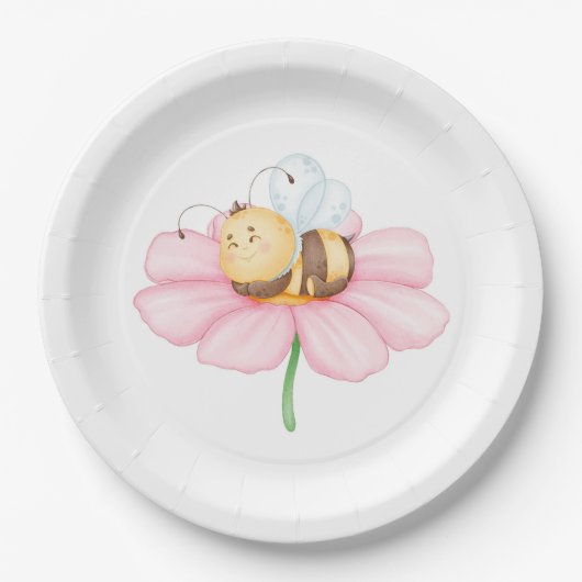 のまわりにと花紙プレート ペーパープレート (正面)
