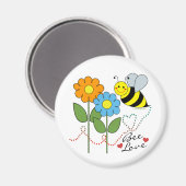 のまわりにと花蜂の愛 マグネット (正面/裏面)