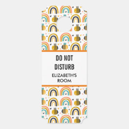[のまわりにと虹のパターンを乱さない] ドアノブサイン