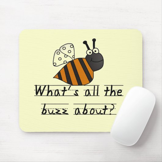 のまわりにのぶんぶん言う音のTシャツおよびギフト マウスパッド (マウス)