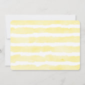 のまわりにのヒマワリの誕生日の黄色の写真 招待状 (裏面)