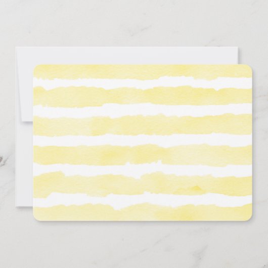 のまわりにのヒマワリの誕生日の黄色の写真 招待状 (裏面)