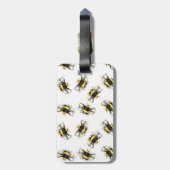 のまわりにのプリント-自然なプリント ラゲッジタグ (裏面縦)