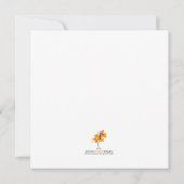 のまわりにのベビーシャワーの招待状 招待状 (裏面)