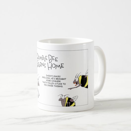 のまわりにのリターンは家へ帰ります コーヒーマグカップ (正面右)