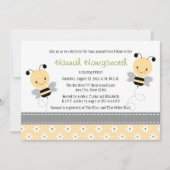 のまわりにの双生児のベビーシャワー招待状 招待状 (正面)