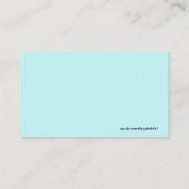 のまわりにの子供のテレホンカード コーリングカード (裏面)