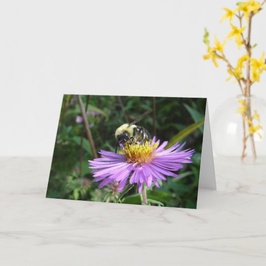 のまわりにの挨拶状 カード (黄色い花)