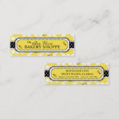 のまわりにの細い名刺 スキニー名刺 (正面/裏面)