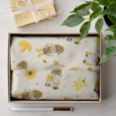 のまわりにひまわりイエロー格言ティッシュペーパー 薄葉紙 (ギフト)