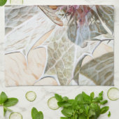 のまわりにアートスタイルプリントティータオル キッチンタオル (折り畳み)