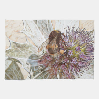 のまわりにアートスタイルプリントティータオル キッチンタオル