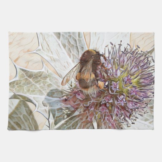 のまわりにアートスタイルプリントティータオル キッチンタオル (横)