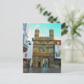 のまわりにイギリス、カンタベリー大聖堂ゲート ポストカード (スタンド正面)