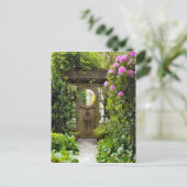 のまわりにイギリス、ガーデンゲート、カントリーガーデン ポストカード (スタンド正面)