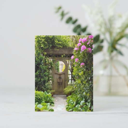 のまわりにイギリス、ガーデンゲート、カントリーガーデン ポストカード (スタンド正面)