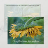 のまわりにオンひまわり – はがき (正面/裏面)
