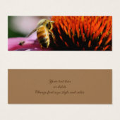 のまわりにオンエキナセアフラワーミニブックマーク (正面&裏面)