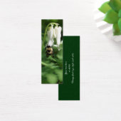 のまわりにオンオダマキ（植物）フラワーミニブックマーク (デスク)