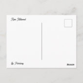 のまわりにオンバラミルクウィード葉書 ポストカード (裏面)