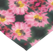 のまわりにオンピンクデイジーフラワー抽象芸術 テーブルクロス (アングル)