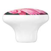 のまわりにオンピンクデイジーフラワー2 セラミックノブ (側面)