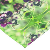 のまわりにオンピンクフラワークローズアップ抽象芸術 ショートテーブルランナー (コーナー)