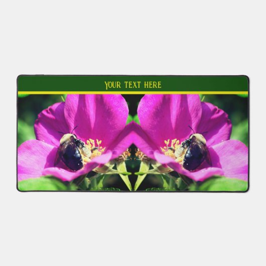 のまわりにオンピンクローズ自然 デスクマット (正面)