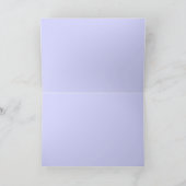 のまわりにオン紫の花空白のの写真カード カード (内部)