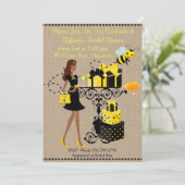 のまわりにカクテ保ルカルムブライダルシャワー招待状 招待状 (スタンド正面)