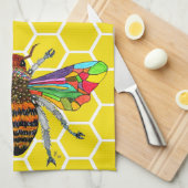 のまわりにカラフル1/2折りキッチンタオル キッチンタオル (四つ折り)