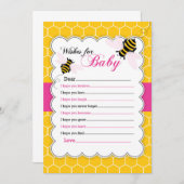 のまわりにカードの希望ベビー アドバイスカード (正面/裏面)