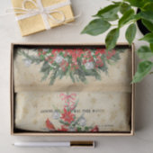 のまわりにクリスマスツリーティッシュペーパー 薄葉紙 (ギフト)