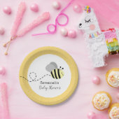 のまわりにグレーと黄カスタム色 ペーパープレート (パーティー)