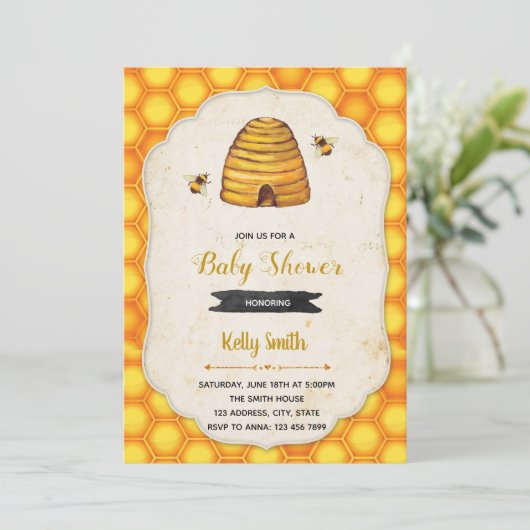 のまわりにシャワー誕生日ブライダルの招待 招待状 (スタンド正面)